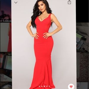 Red prom dress